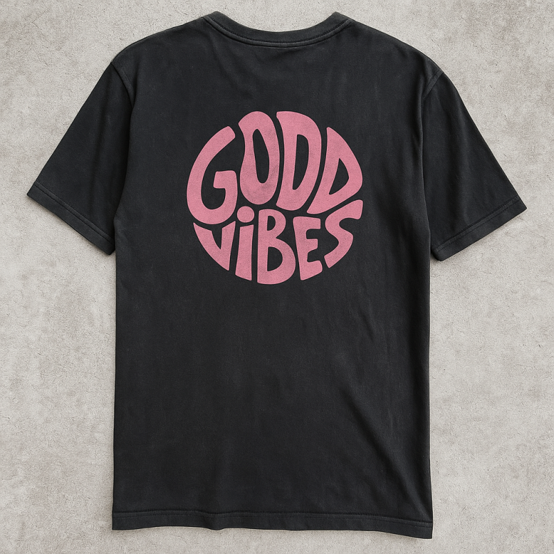 Good Vibes Puff Oversized T-Shirt
