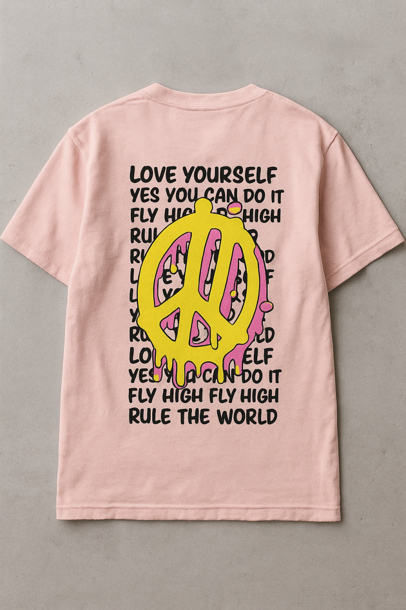 Fly High Peace Oversized T-Shirt