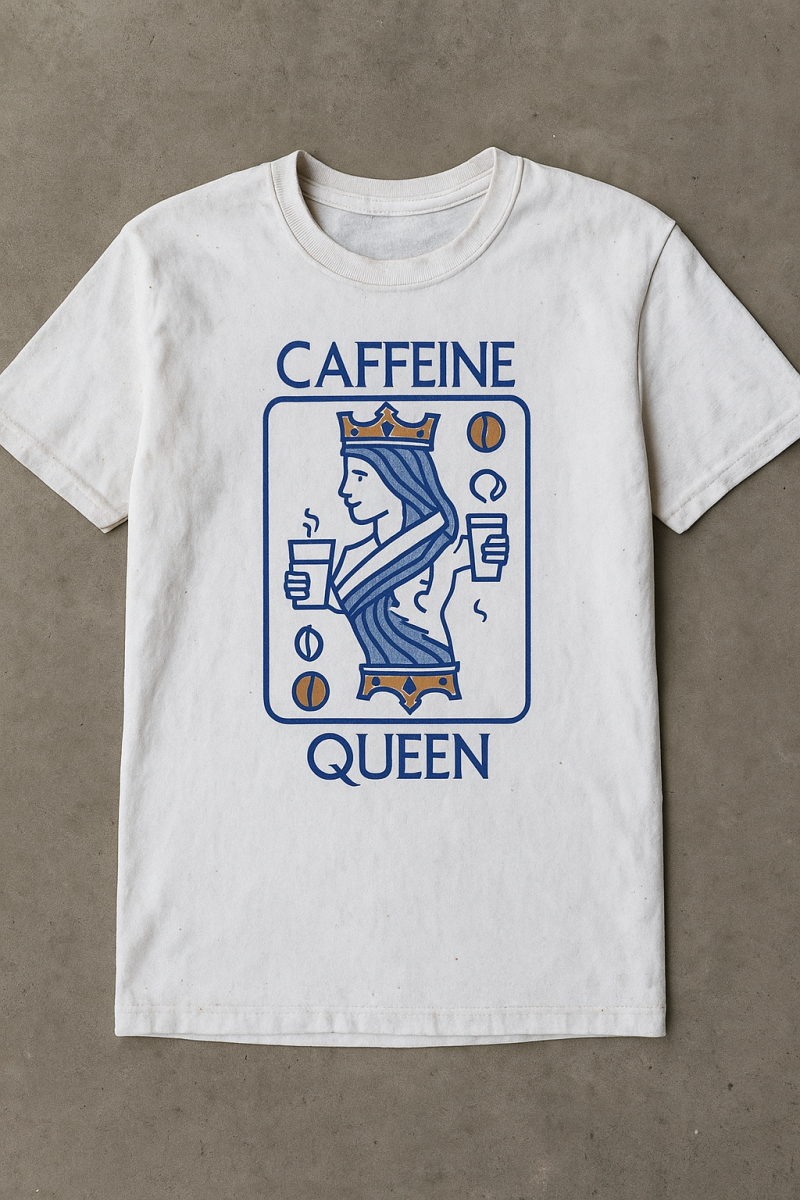 Caffenine Queen Tshirt