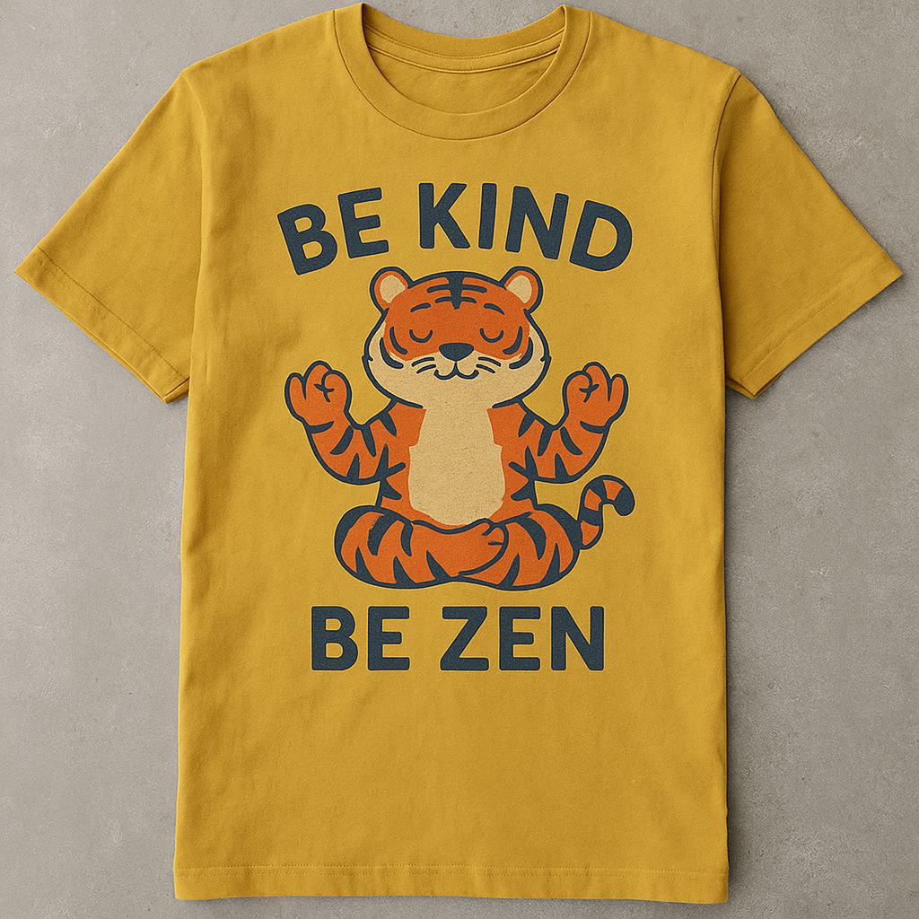 Be Kind Be Zen Tiger Tee