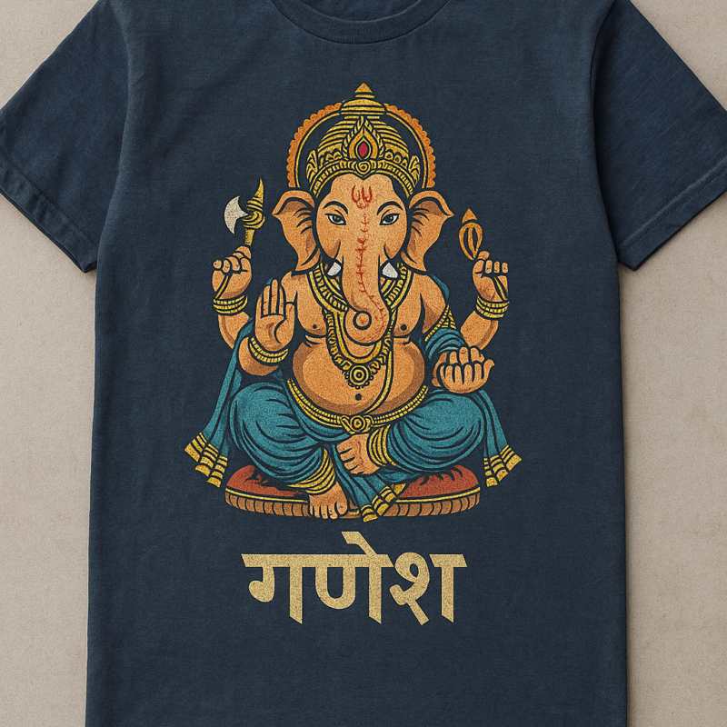 Divine Ganesha Blessings Tee