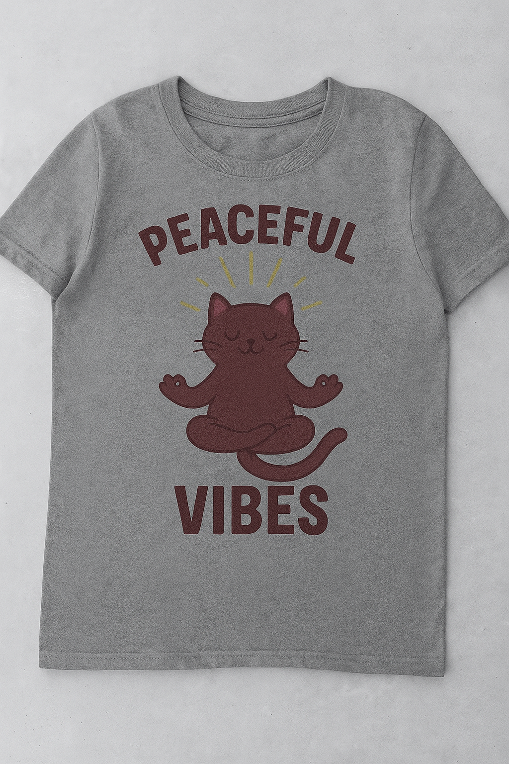 Peaceful Vibes Cat Tee