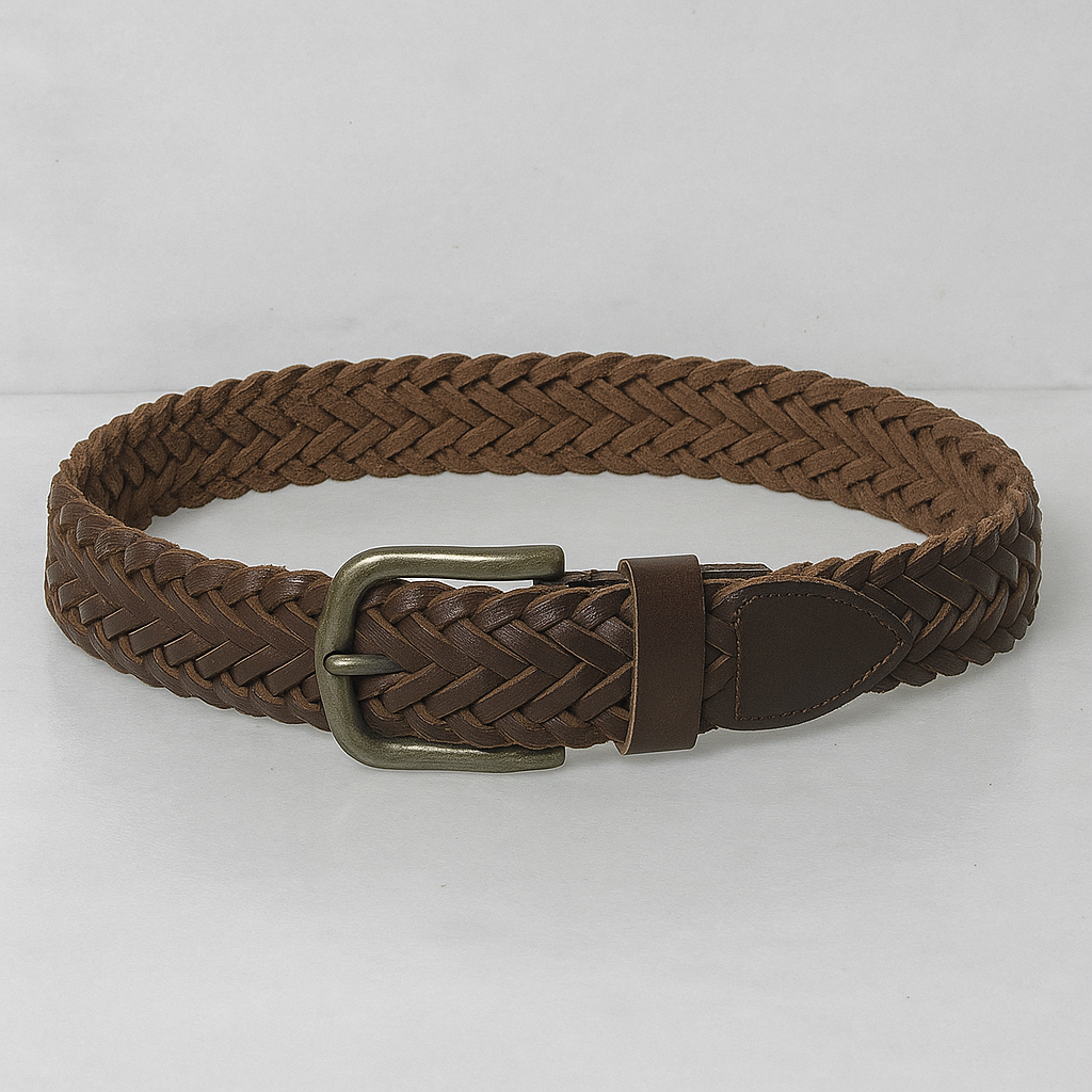 Braided Heritage Leather Belt