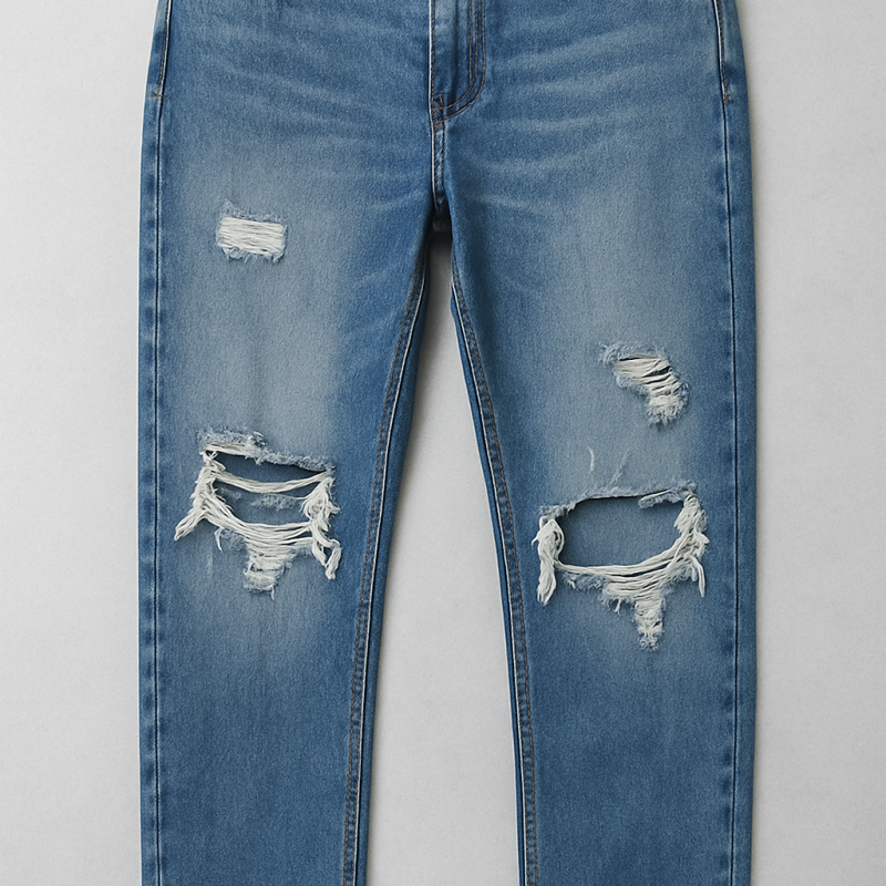 Distressed Rebel Skinny Jeans