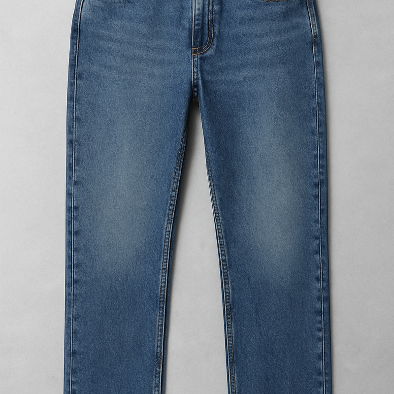 Relaxed Fit Indigo Jeans