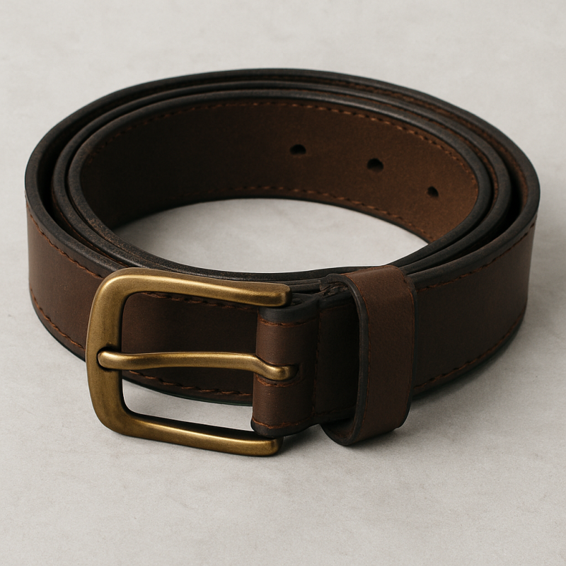 Heritage Brown Leather Belt
